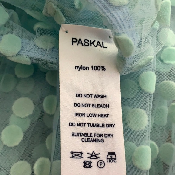 Paskal Sheer flocked tulle MIDI Dress - Picture 5 of 5